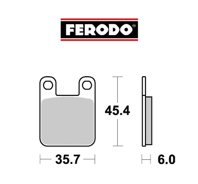 FERODO FRP405 BRAKE PADS ECO-FRICTION